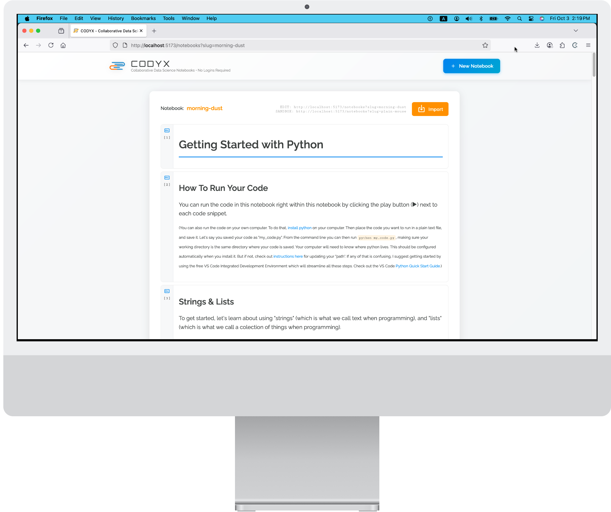 CODYX Desktop Application